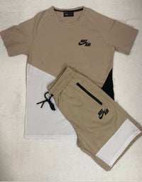Ensemble Nike beige et blanc